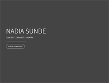 Tablet Screenshot of nadiasunde.com